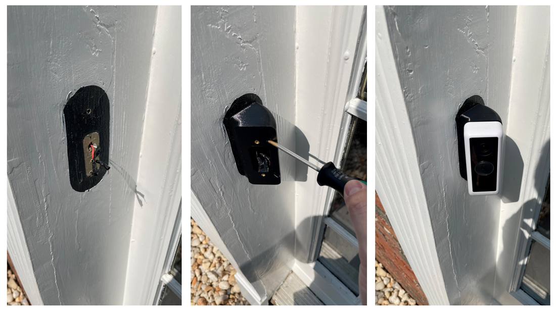 How to install your newly aquired doorbell mount